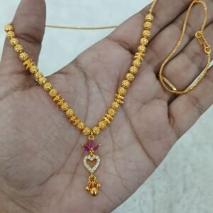 Simple balls chain with pendant