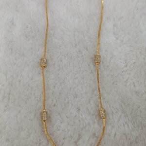 Full white stones chain