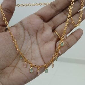 Oval drops Chain
