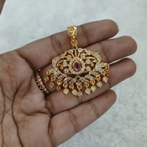 Small ruby stone pendant
