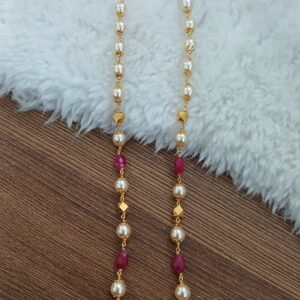 Real ruby & swarouski with palakasari beads
