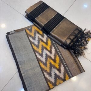 Chico with black (Zari & ikkat border)