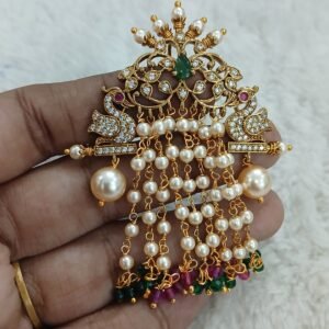 Beads hangings pattern Peacock hair Accessory