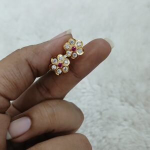 7 Stones simple Micropolish studs