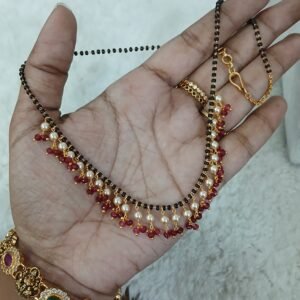 Blackbeads with swarouski & onyxruby