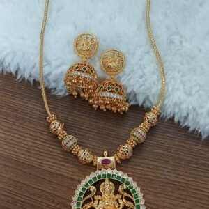 Multi stones Lakshmi set with buttalu