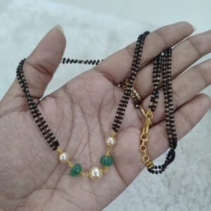 Blackbeads with real Russian emeralds