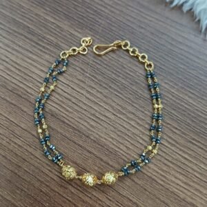 Double line kattutheega blackdiamonds bracelet