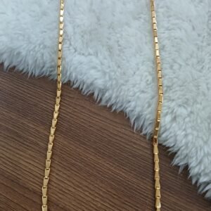 24 Inches Real panchaloham thaali chain with one gram gold polish