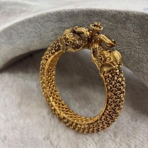 Elephant antique nakshi openable kada