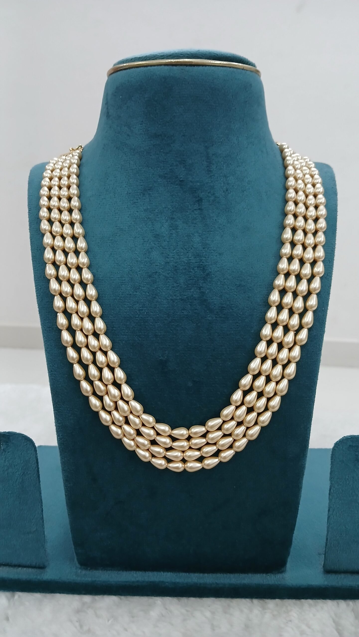 24 inches 4 lines drop swarouski layered chain