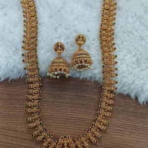Mid length nakshi haaram with buttalu