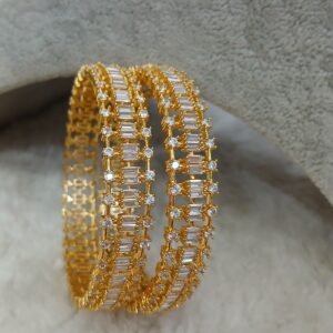 2.10 Bridal full stones Micropolish bangles (set of 2)