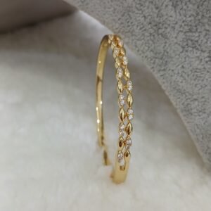 Rice shape Micropolish openable bracelet