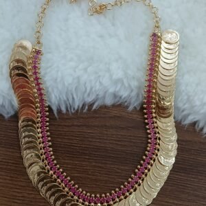 Full pink Micropolish kaasu necklace