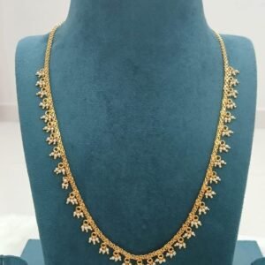 2 mm real swarouski muvvalu chain