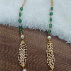 Gold copy Real Emerald & Swarouski kattutheega chain